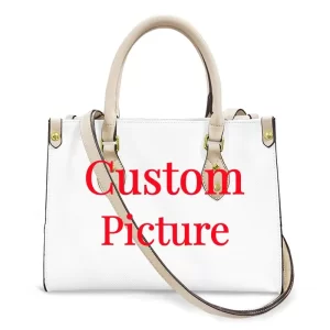 Custom Leather Bag Handbag Purse for Women Fashion Small Casual Tote Luxury Shoulder Messenger Bolsa Female Top-handle Sac